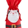 Ladelle Christmas Cheer Santa Wine Bag