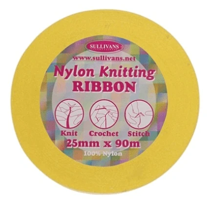 Sullivans Nylon Knitting Ribbon Sullivans Nylon Knitting Ribbon -Akubra Store Yellow SNKR c26e6f55 5b5d 498b bcd4 fcc938ec688e