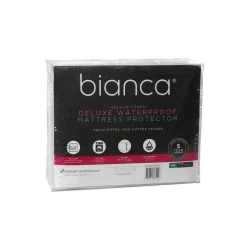 Bianca Deluxe Waterproof Cotton Velour Mattress Protector