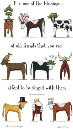 Red Tractor Designs Red Tractor - Cowman Miranda - Tea Towel