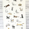 Rodriquez Tea Towel - Renee Treml Cats -Akubra Store cats