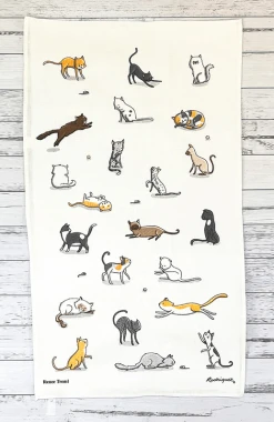 Rodriquez Tea Towel - Renee Treml Cats