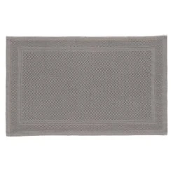 Renee Taylor Cobblestone 100% Cotton Jacquard Bath Mat 6 Renee Taylor Cobblestone 100% Cotton Jacquard Bath Mat -Akubra Store cobble linen