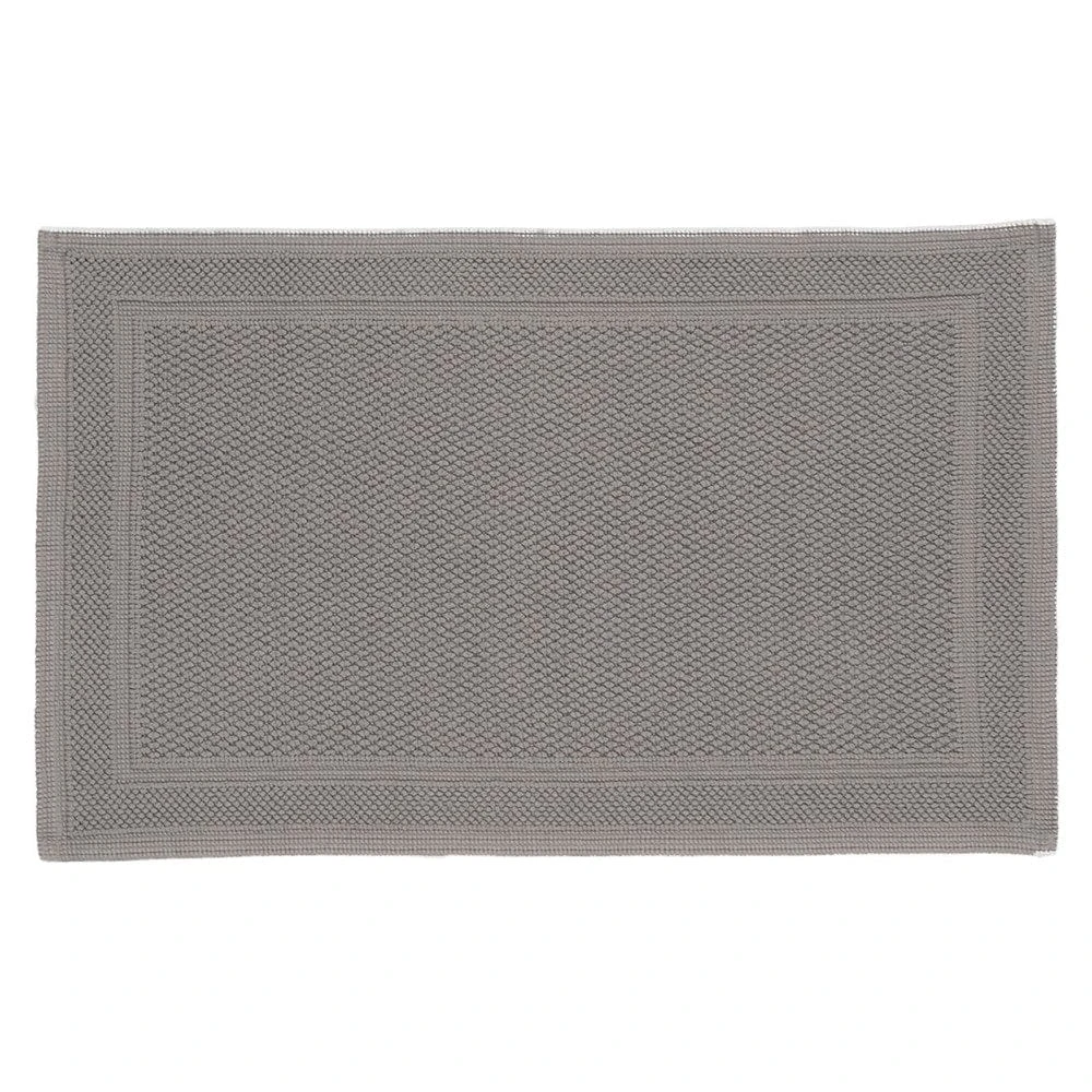 Renee Taylor Cobblestone 100% Cotton Jacquard Bath Mat Renee Taylor Cobblestone 100% Cotton Jacquard Bath Mat -Akubra Store cobble linen