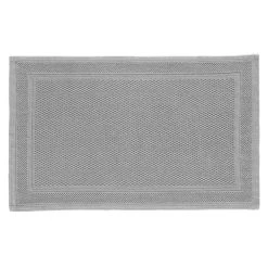 Renee Taylor Cobblestone 100% Cotton Jacquard Bath Mat 4 Renee Taylor Cobblestone 100% Cotton Jacquard Bath Mat -Akubra Store cobblestone grey