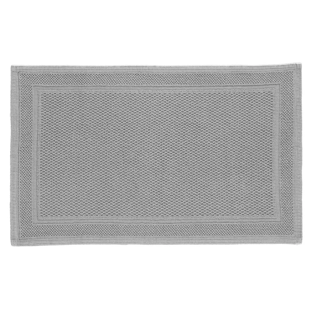 Renee Taylor Cobblestone 100% Cotton Jacquard Bath Mat Renee Taylor Cobblestone 100% Cotton Jacquard Bath Mat -Akubra Store cobblestone grey