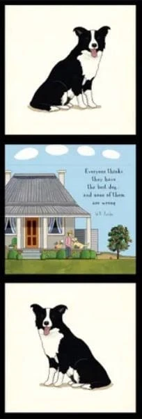 Devonstone Collection Red Tractor - Best Dog Panel