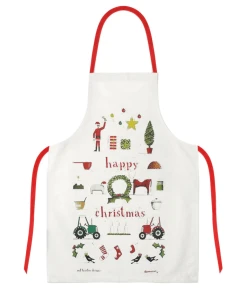 Red Tractor Designs Red Tractor - Happy Christmas Apron