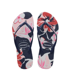Havaianas Kids Slim Print Floral Thongs