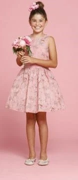 Honey & Beau Girls Valentina Dress