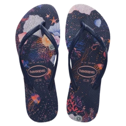 Havaianas Kids Slim Print Mermaid Thongs