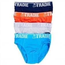 Tradies Tradie Boys 4 Pack Hipster Brief