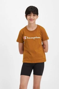Champion Kids Script Short Sleeve Tee