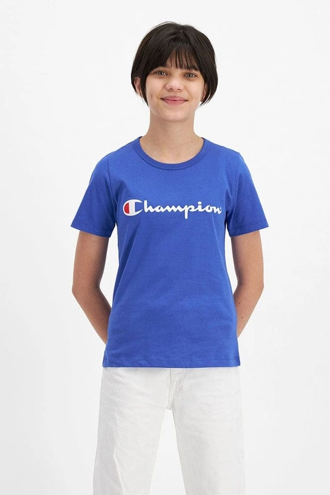Champion Kids Script Short Sleeve Tee Champion Kids Script Short Sleeve Tee -Akubra Store