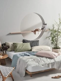 Linen House 300TC Cotton Percale Vienna Sheet Set