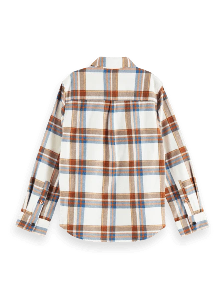 Yarn-dyed long-sleeved flannel shirt Scotch & Soda Yarn-dyed Long-sleeved Flannel Shirt -Akubra Store webimage 46210B39 C072 4528 A44B7E4C8FDD786F