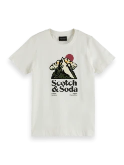 Scotch & Soda Regular-fit Short-sleeved Artwork T-shirt