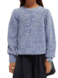 Scotch & Soda Girls Voluminous-sleeved Knit -Akubra Store webimage FEBE8AC6 1D5C 405A A632AB8E315B7770